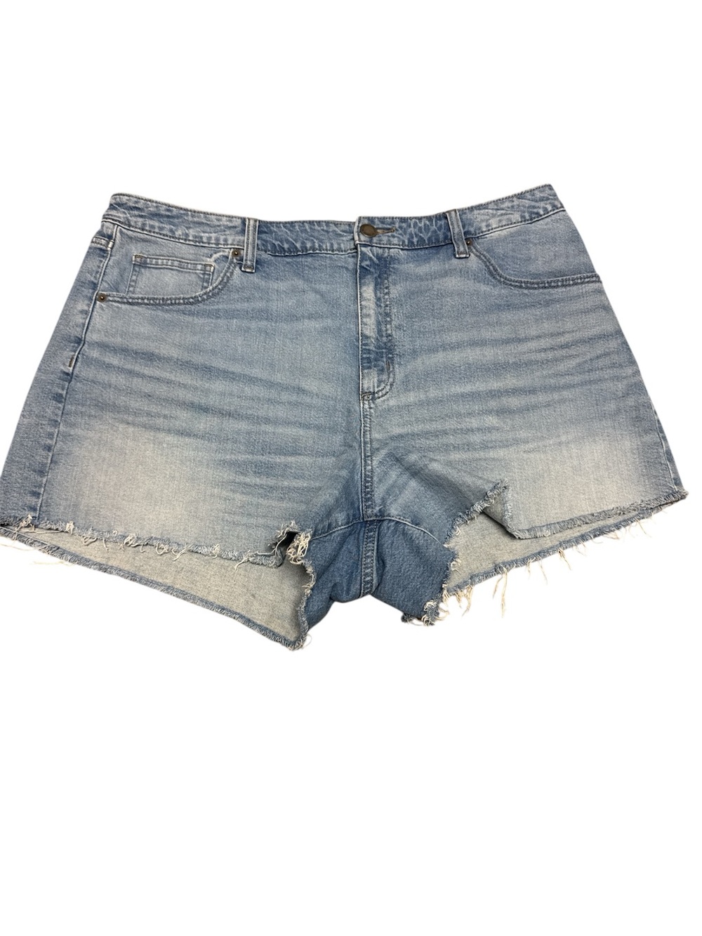 Universal Thread 90s Cutoff Denim Jeans Shorts Women’s Light Wash Distressed Y2K